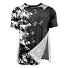Men's Tie- Adaptive Shirt with -Away Short Sleeves and Full Front Closure