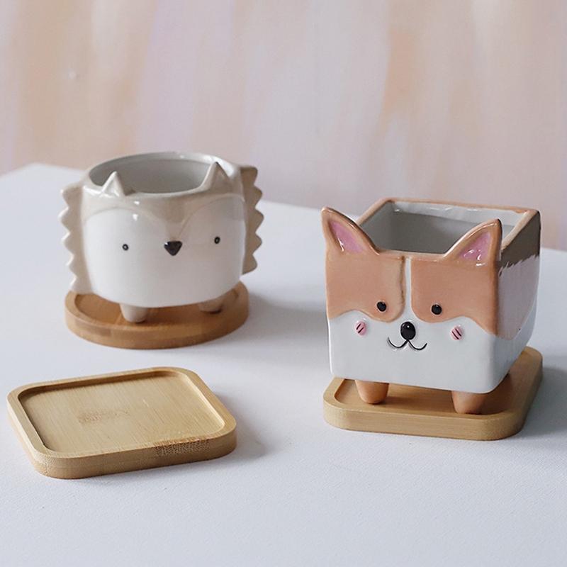 Mini Bamboo Sweet Table Decoration Trays Decorative Plates Cup Coaster Trays Coffee Cup Plate Desktop Ornament Home Decor