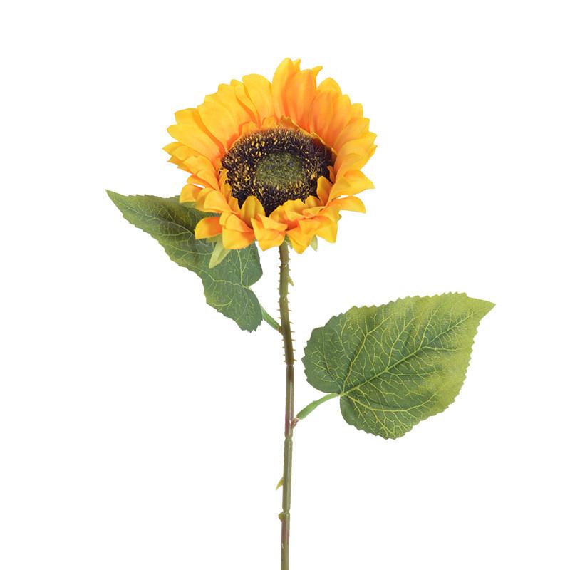 

Одиночный искусственный подсолнух для украшения дома, реквизит для фотосъемки цветов