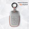 For Kia Rio Picanto Ql Sportage Ceed Cerato Forte Gt Stinger Sorento Optima K2 K3 K4 K5 Car Key Case Suede Keychain Cover Shell