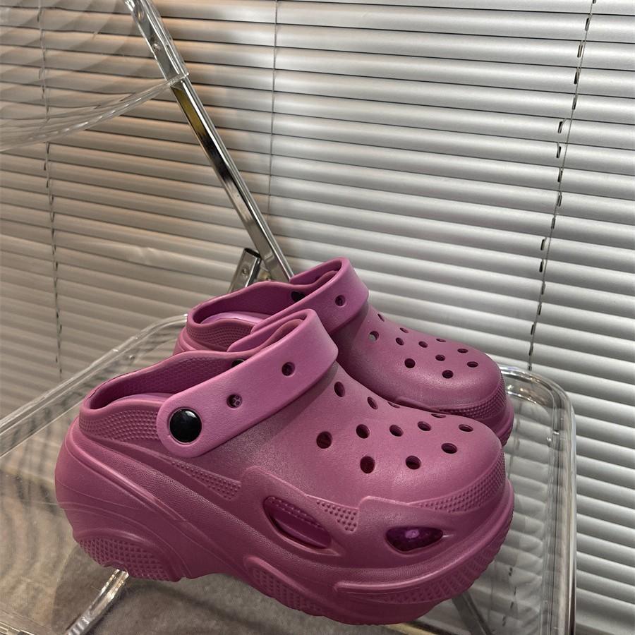 New Summer CM Hole Shoes Slippers Women's Outer Wear Summer Platform Out Women's Bag Head Shoes