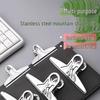 Extra Large Stainless Steel Office Folder & Bill Holder Clips