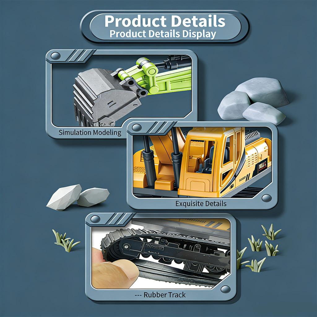 Crawler Excavator Toy