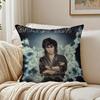 musician revolutionary VViktor TTsoi Cushion Cover Pillowcase Antidustmite living Room Sofa Decor Cushion Room