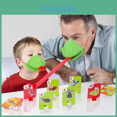Jeu de langue de grenouille coloré et captivant pour les enfants Expérience de jeu de société interactive amusante