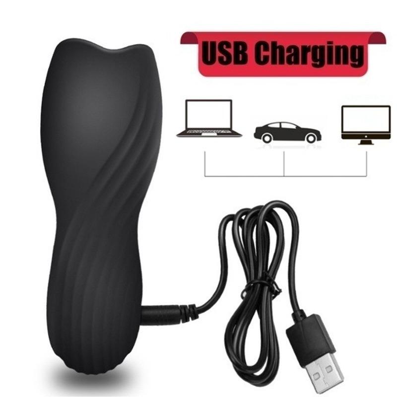 Male Masturbator Cup Penis Vibrator 10 Speed Glans Vibrating Massager Vibration Masturbation Cup Stimulator Erotic Sex Toys for Men Sex Shop