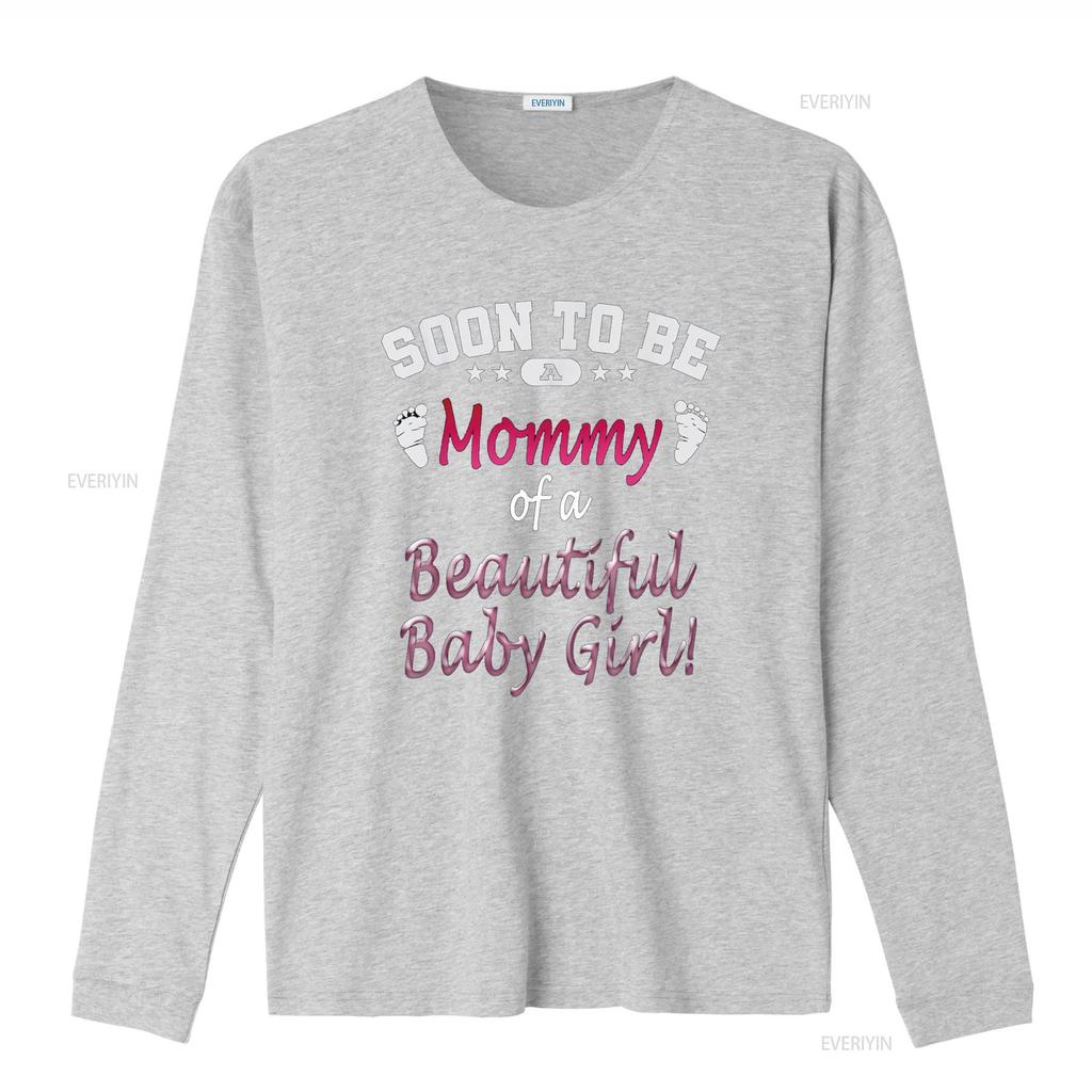 Soon To Be A Mommy Baby Girl Expecting Mother T Shirt vintage Washed Top For Everyday Wear Stylish Breathable Comfortable