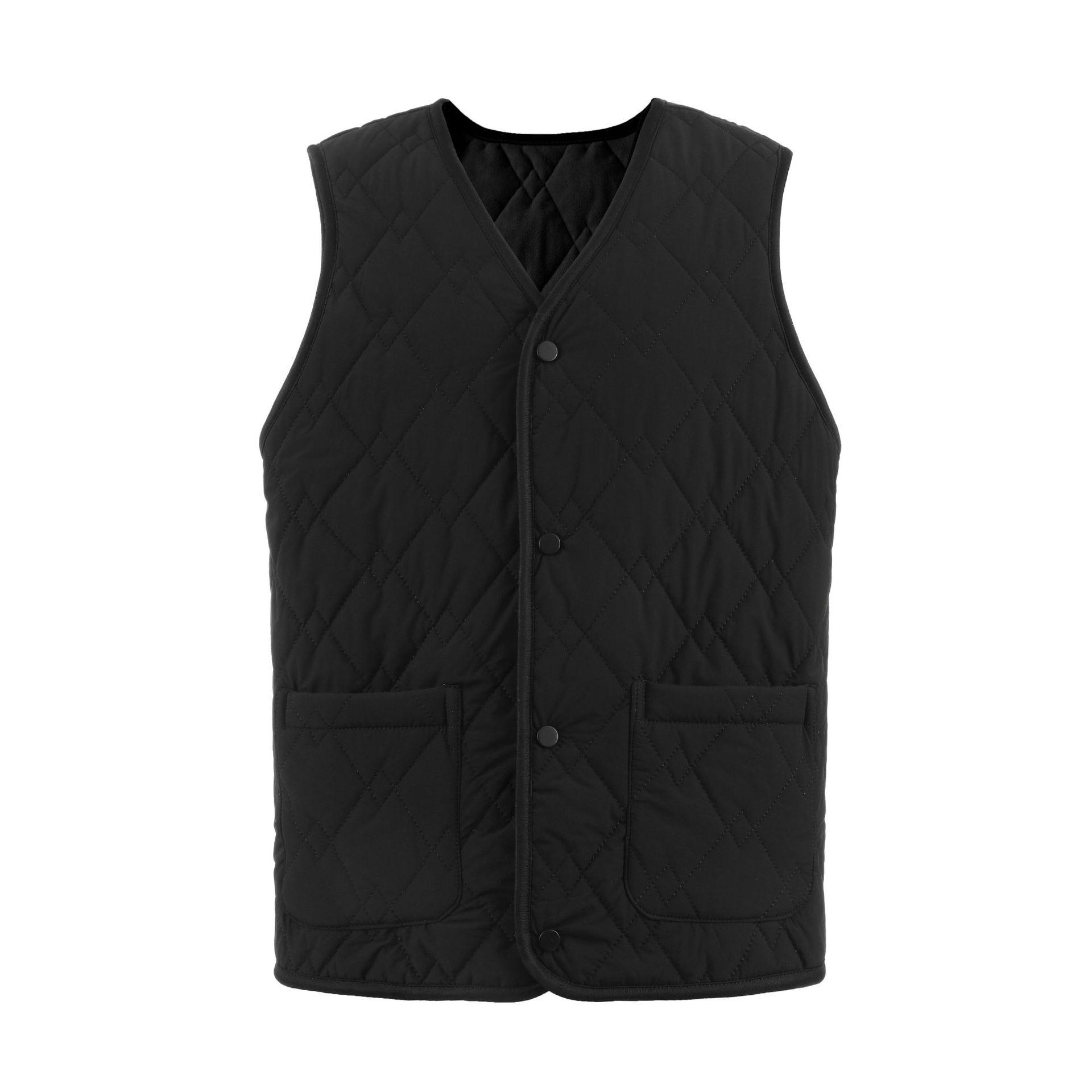 

Зимний жилет из хлопка и овечьей шерсти с V-образным вырезом без рукавов для мужчин и женщин – Защита от холода и тепло 2XL