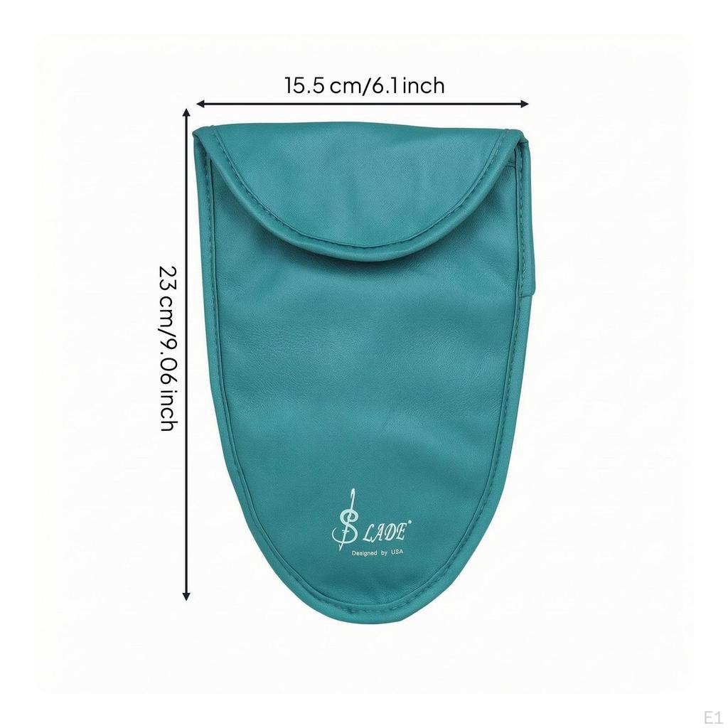 Saxophone Neck Storage Pouch Textile Soft Lining for Travel, Music Practice