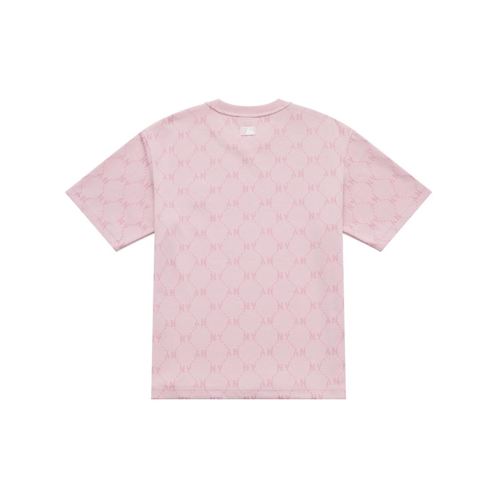 MLB MONOGRAM SS25 T Shirt Unisex Hemp Pink 3ATSM0153-50PKM