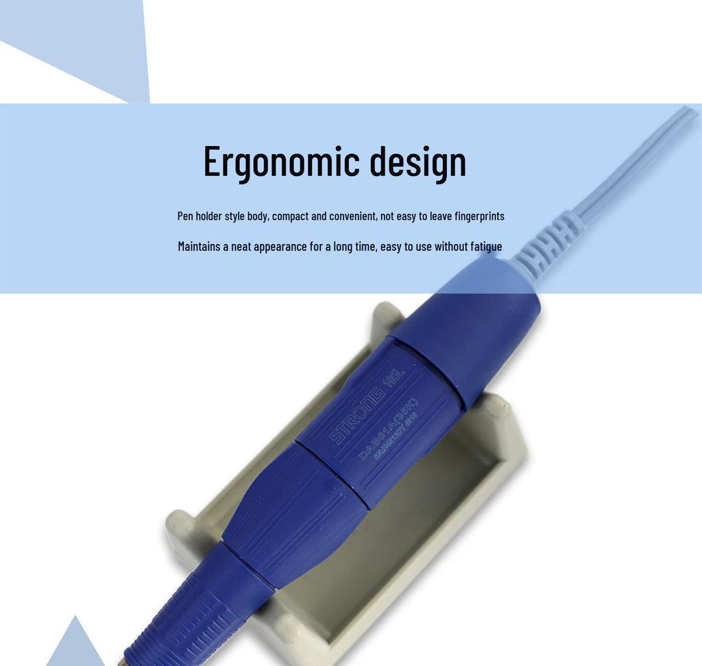 High-Speed 35,000 RPM Nail Drill: Gel Polish & Cuticle Remover, Cool Grinding