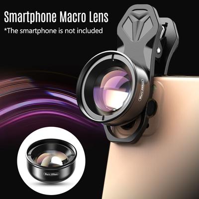 APEXEL APL-HB100mm Uniwersalny obiektyw makro do smartfona 4K HD Obiektyw aparatu telefonicznego Brak zniekształceń rozmazanych