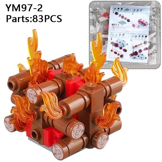 MOC Medieval Furniture Building Blocks Cannon Sheepskin Leather Rack Spinning Wheel Map Desk Loom Bricks Toys Kids Gift