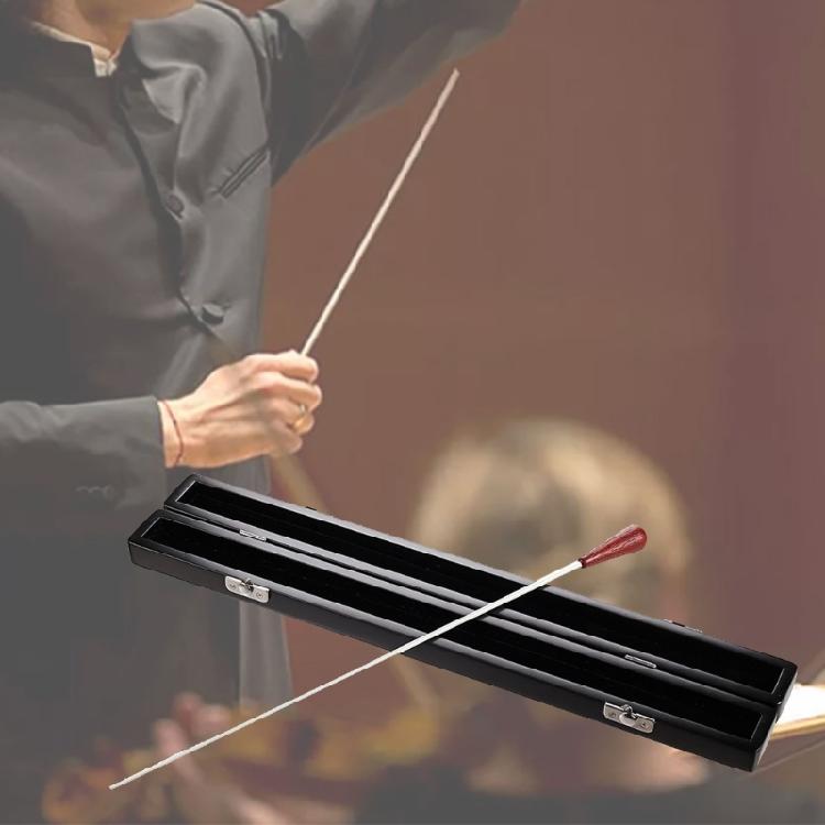 Professionelle Dirigentenstäbe Musikdirektor Orchesterdirigent mit Aufbewahrungsbox Musikalische Dirigentenstäbe Stock