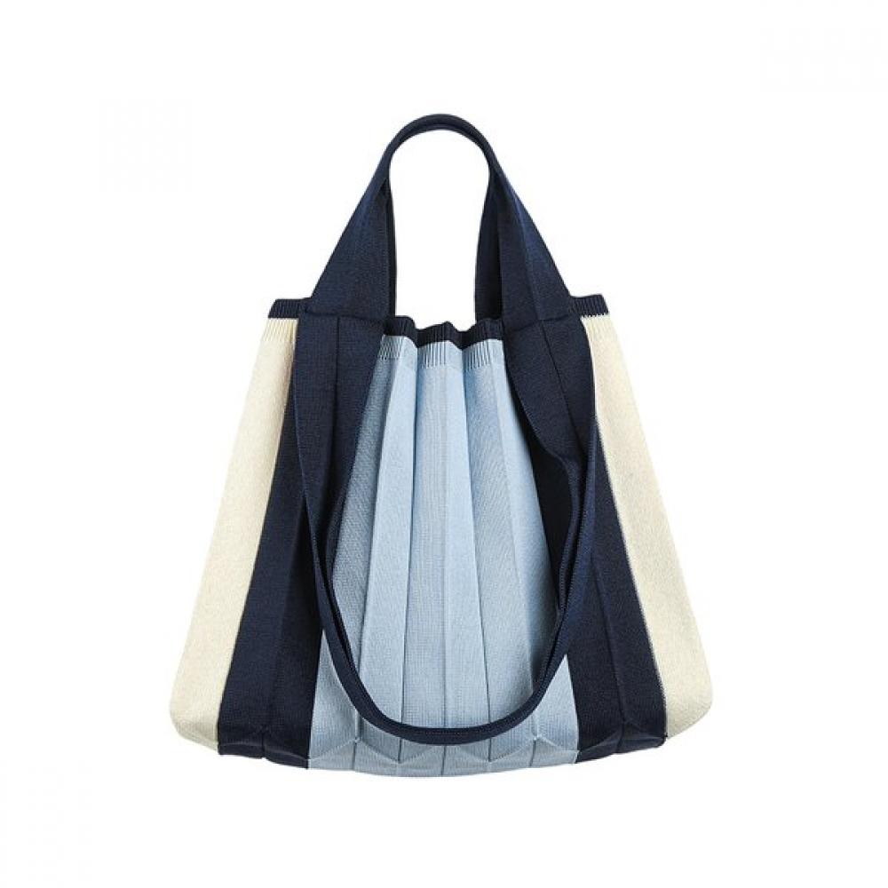 Pleatsmama Shopper Bag Two Way Blue