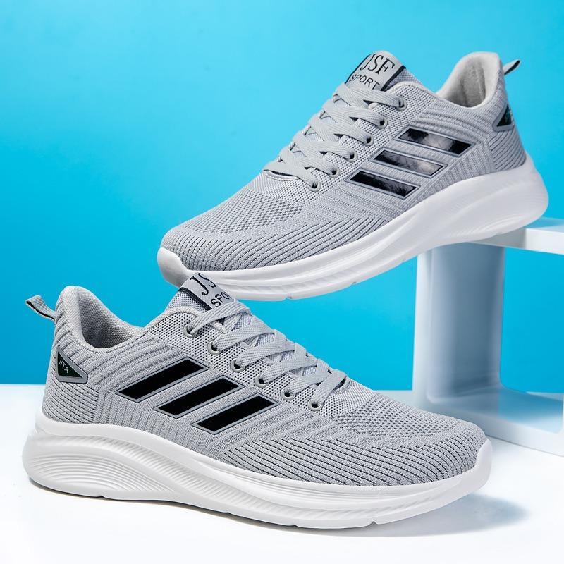 Spring, Summer and Autumn Large Size Men's Shoes 444 Large Fly-woven Mesh Sports and Leisure Travel Shoes