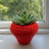 Self-Contained Realistic Fruit Flower Pot Plastic Flower Container Planter Holder  Placement Easy