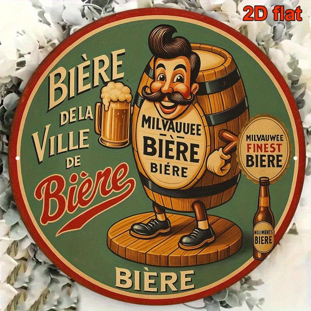 Metal Tin Sign Retro Art 20x20cm Home Wall Decor