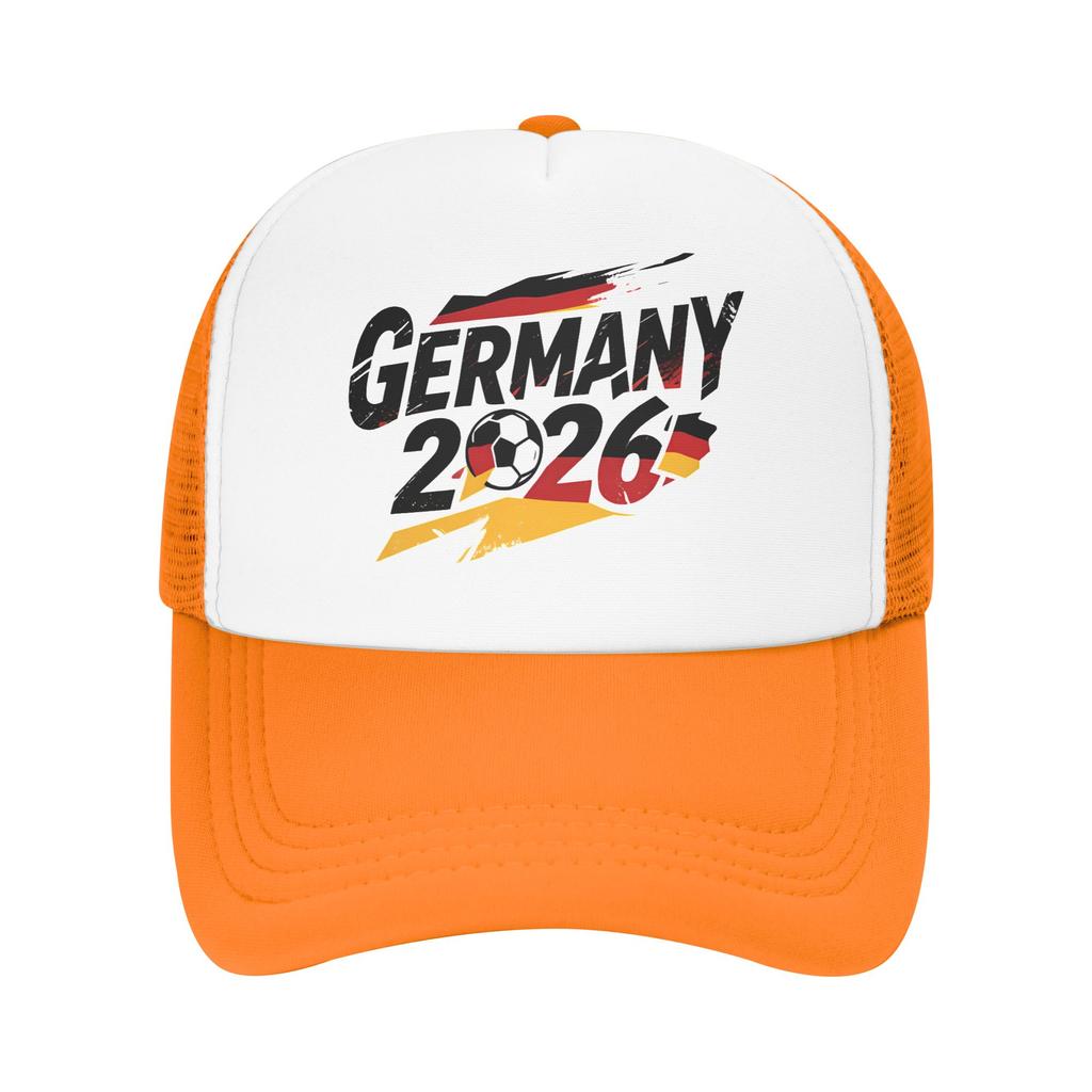GerUnisexy Football Match Mesh Baseball Caps Adult Sun Caps Usa Canada Mexico Soccer Hat Adjustable Summer Trucker Caps