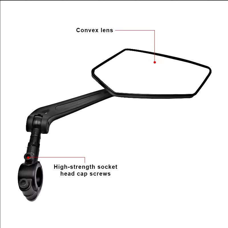 

Bike Rearview Mirror Mountain Bike HD Reflection Mirror Battery Bike Adjustable Mirror Outdoor Riding Accessories