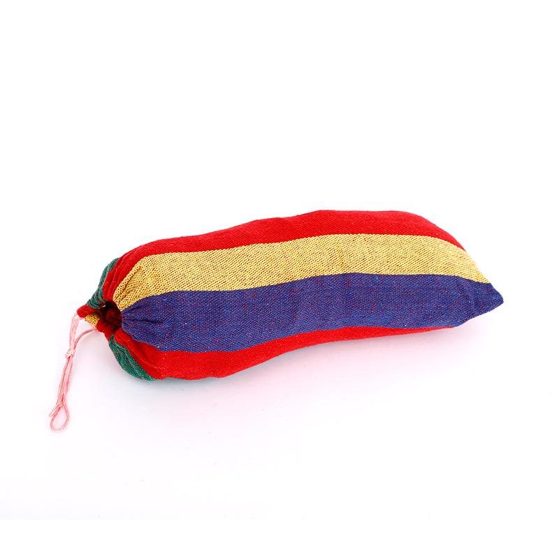 Reinforced Outdoor Canvas Hammock - Anti-Rollover Camping Swing