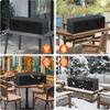 Garden Rectangular Stove Cover 28Inch Home Patio Rectangular Stove Cover Oxford Cloth Storage Bag Adjustable Waterproof
