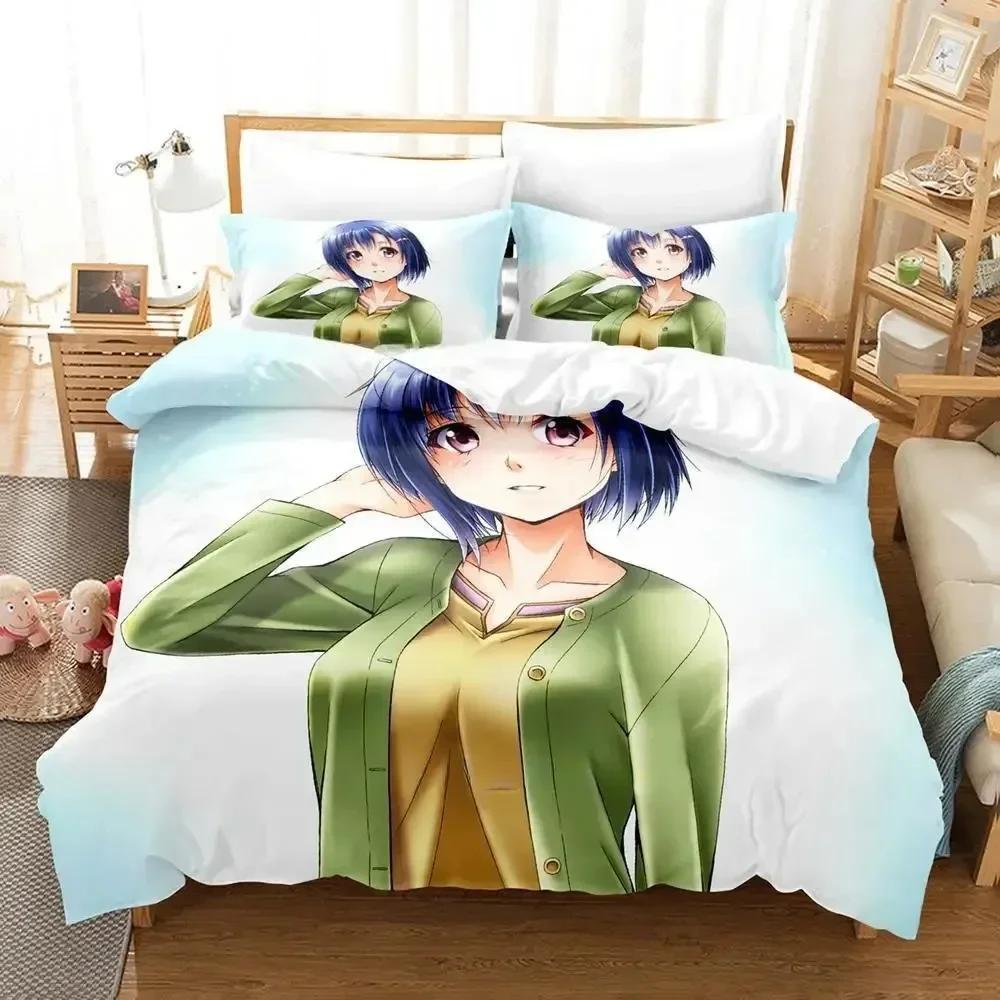 

Comforter Remake Our Life Bedding Set Single Twin Full Queen King Size Bed Set Adult Kid Bedroom S 3D Anime Bed Comforter (quilt)-EU Single(135*200cm)3pcs