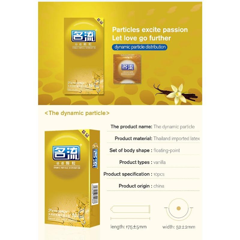 10/50pcs Condoms for Men 5 Kinds Ultra Thin Particle Thread Natural Latex Spike Condom Adult Sex Product