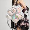 New Multi-painful Cat Claws Cute Girl Versatile Large-capacity Crossbody Backpack