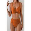 Women High Waist Two Piece Bikini Set Swimwear