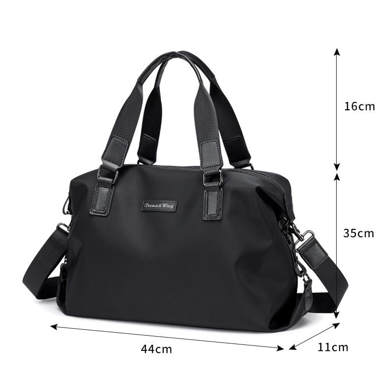 

Men s Large-Capacity Business Travel Bag - Waterproof, Wear-Resistant Handbag чёрный