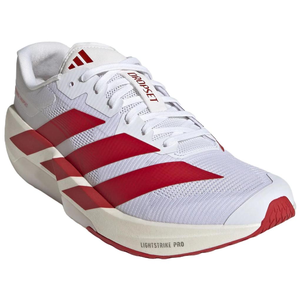 Adidas Adizero Dropset Pro Trainer Comfortable Durable Slip Resistant Wear Resistant Rebound Training Running Shoes Men sneaker White Red LA6284