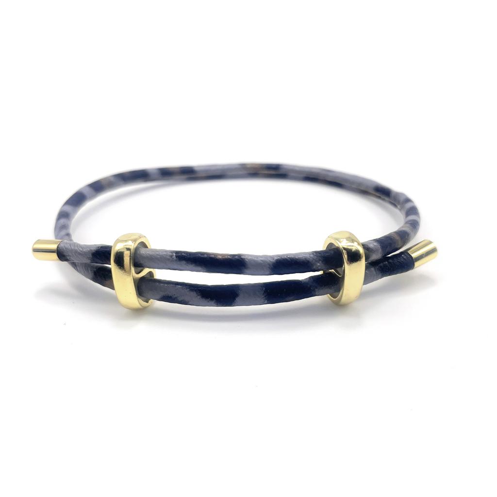 10Pcs Cow Print Leopard Adjustable Bracelet PU Leather Fashion Bracelet Men Women Accessories DIY Jewelry Accessory