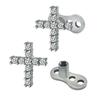 Pair Of Geometric 316L Stainless Steel Body Jewelry Geometric Body Studs For Unique Fashion And Style Expression