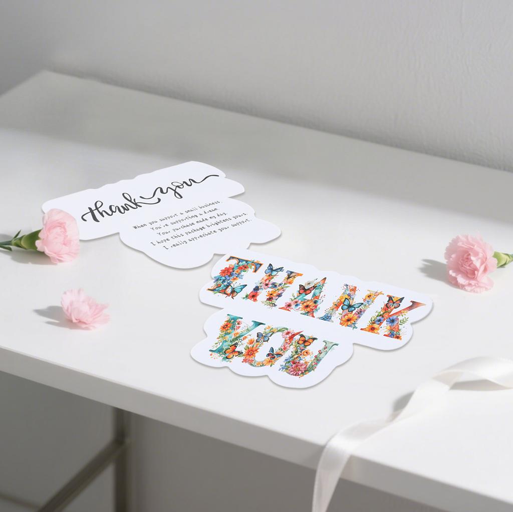 50 Adet Yabani Çiçek Kelebek Teşekkür Kartları 1. Doğum Günü Partisi Süslemeleri Çocuk Yetişkin Hediyelikler Düğün Bebek Partisi Malzemeleri