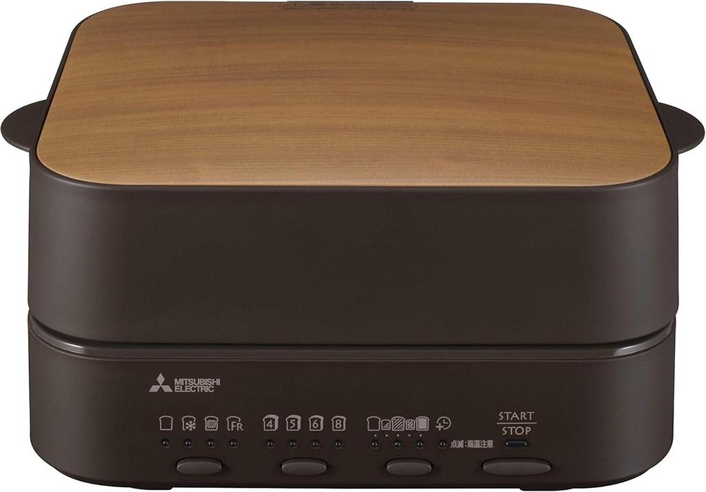 Mitsubishi Electric Bread Oven TO-ST1-T Retro Brown Toaster Which Burns 1 Sheet of Ultimate