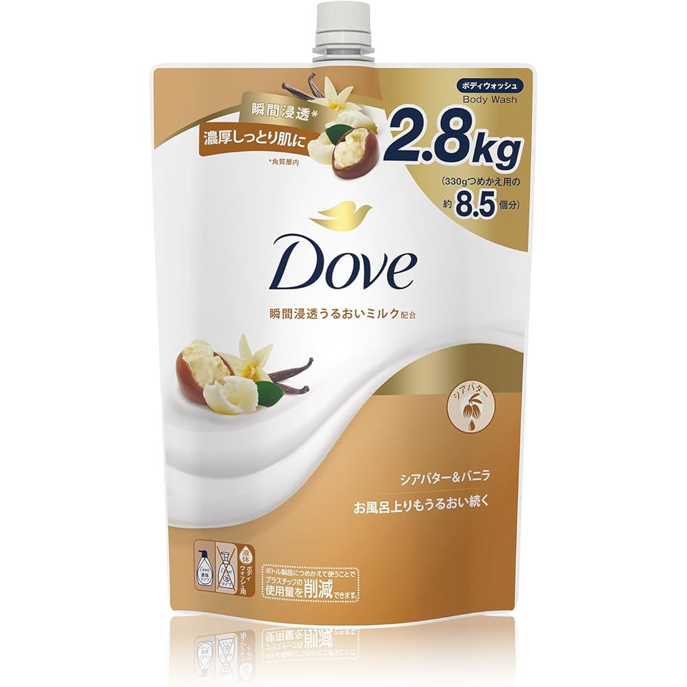 Dove Body Wash Shea Butter & Vanilla 2.8kg Triple Ceramide Moisturizing Milk