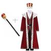 Halloween Day Men's Plus Size Medieval, Ancient Court Costumes, King Costumes, Stage Costumes