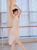 Damen Ballett Netzrock: Asymmetrische Gaze Tanz-Trainingskleidung