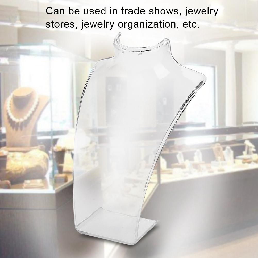Halskette Ohrring Halter Mannequin Kopf Büste Stand Modell Shop Schmuck Display Rack