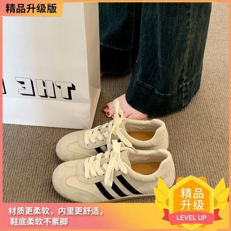 

New fashion versatile casual shoes autumn new ultra-light sports shoes women s high value light German training shoes 40 бежевый