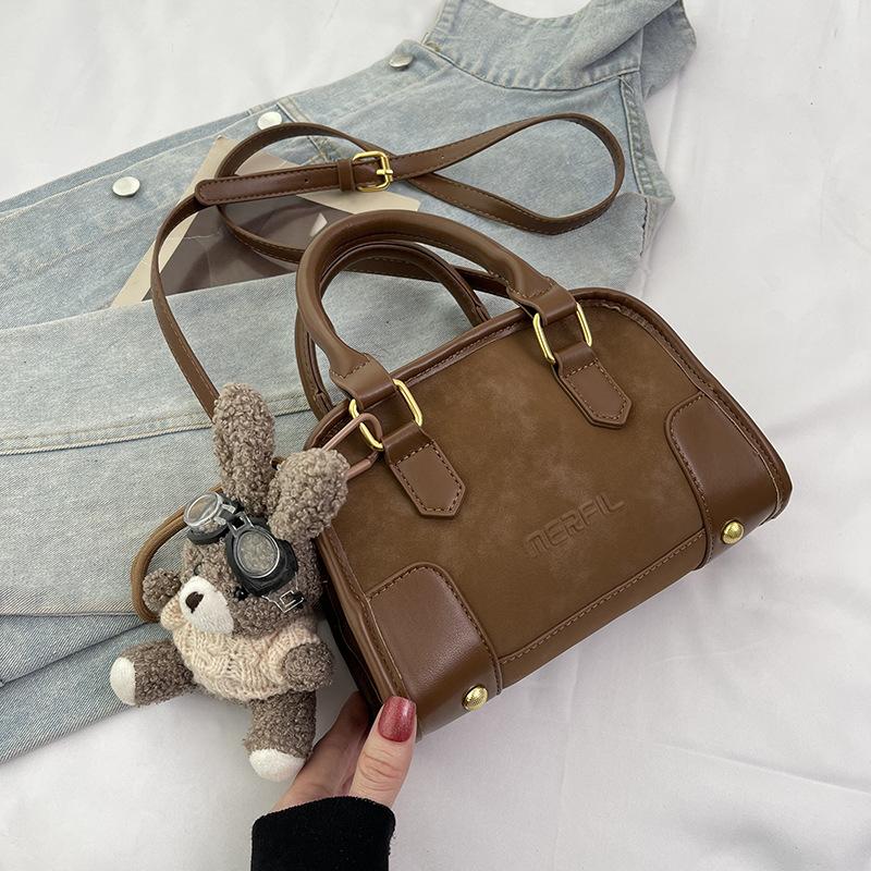 Simple Retro Small Bag Women's Autumn New Fashion One-shoulder Crossbody Bag Women's Hand-held Commuter Pillow Bag