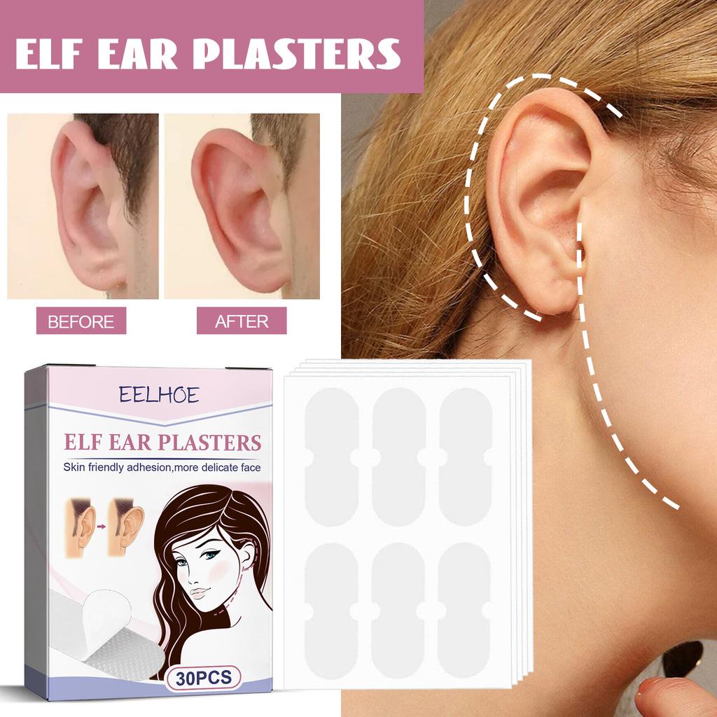 EELHOE Elf Ear Patch, Face Ear Flirty Ear, Face Revealing Small Invisible Breathable Waterproof Corrective Ear Fixing Patch