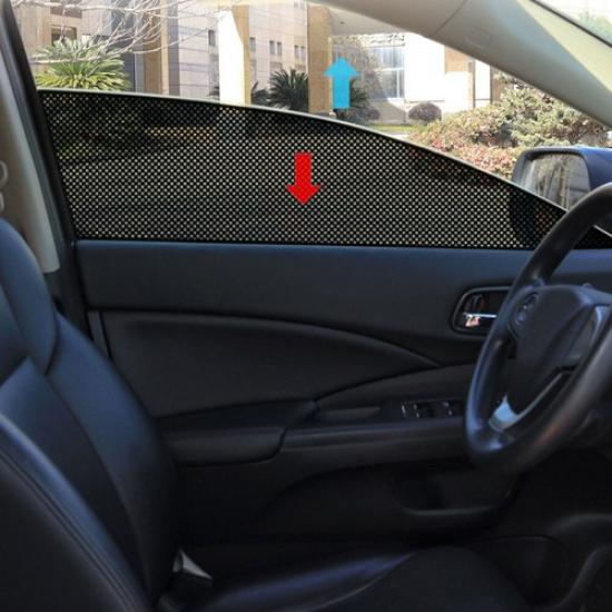 2PCS Car Side Window Sun Shade Sunburn Protection Sticker Window Sun Protection