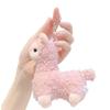Mini Alpacas Themed Key Ring Cute And Practical Addition To Your Essential Lightweight Keychain Accessory