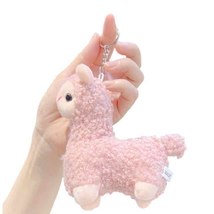 Mini Alpacas Themed Key Ring Cute And Practical Addition To Your Essential Lightweight Keychain Accessory