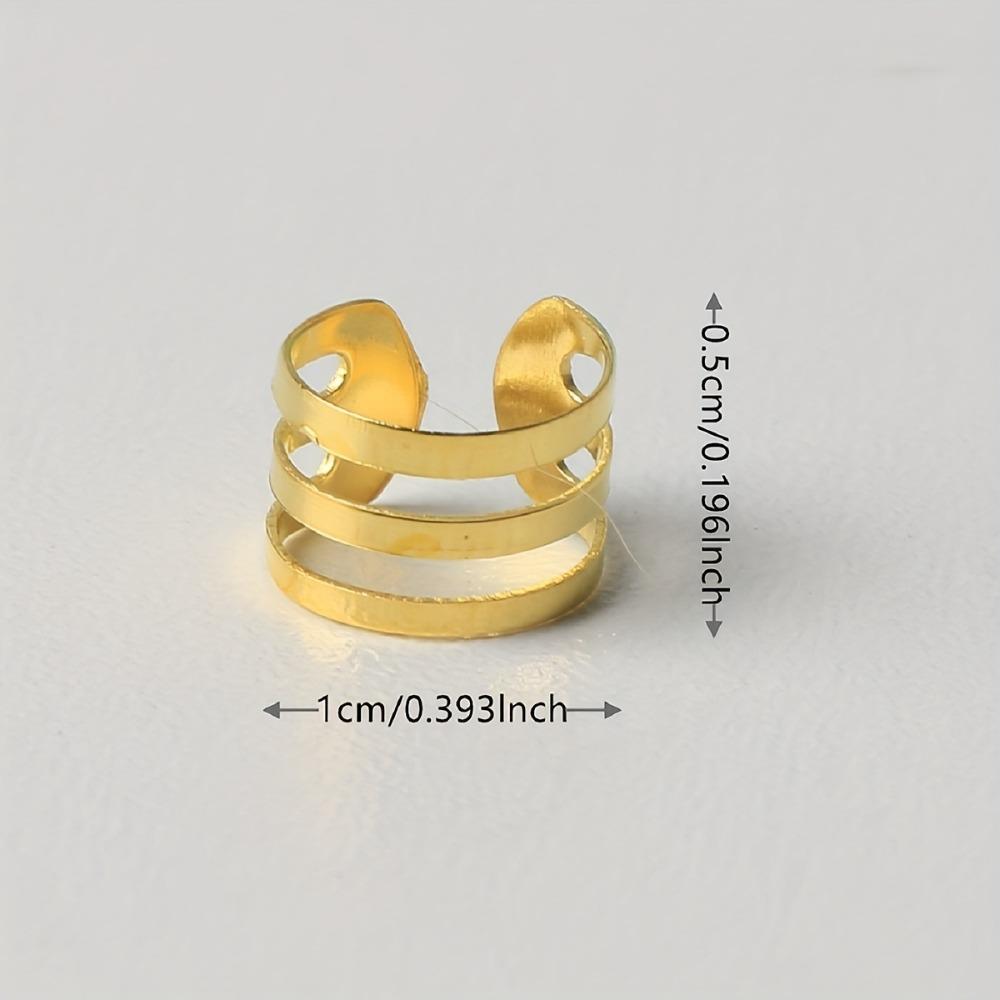 40pcs Hair Braiding Hollow Out Hair Ring Dread Locks Hair Braid Tubes Dreadlocks Beads  Decor