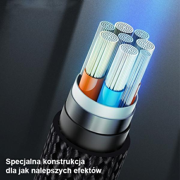 Usams Kabel Pleciony U55 2A Micro Usbzielony/Green 1M Sj450Usb02 (Us-Sj450)