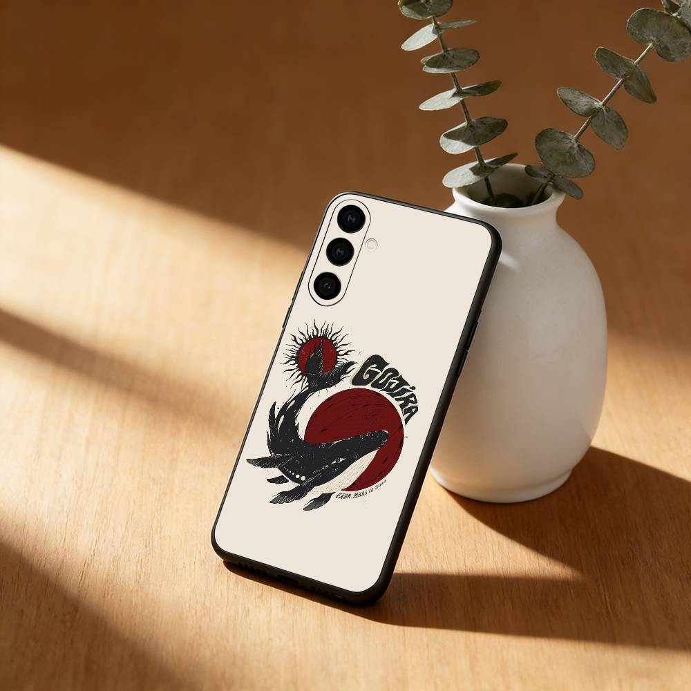 fashion G-gojiras band Phone Case For Samsung GalaxyA13,21s,22,31,32,52,53,71,72,73,Soft Black Cover