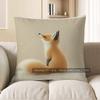 Home Decor Two Rabbits Starry Night Pillow Cover Pattern Cushion Cover Suitable For Sofa Bedroom Car Pillow Cover